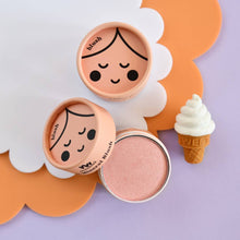 Load image into Gallery viewer, Kids Eco Natural Pressed Eyeshadow &amp; Blush: Peach Blush