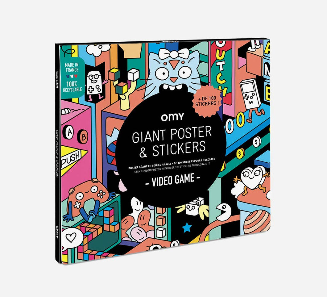 Video Game Giant Sticker poster