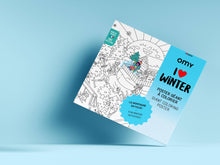 Load image into Gallery viewer, I love winter Giant coloring poster