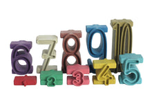 Load image into Gallery viewer, Stacking Tower Numbers in Montessori Colors - (34 pcs)