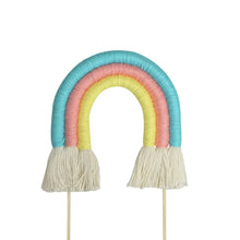 Load image into Gallery viewer, Cotton Cake Topper — Rainbow