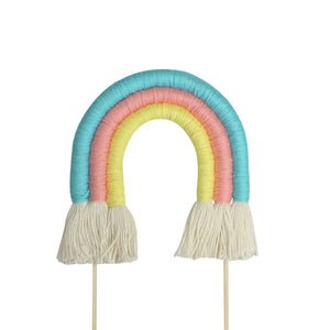 Cotton Cake Topper — Rainbow