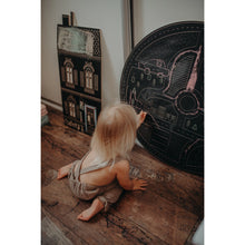 Load image into Gallery viewer, Wood Chalkboard Road Play Mat