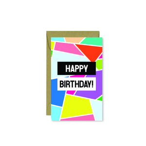 Happy Birthday Mosaic Mini Card