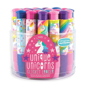Click-It Unique Unicorn Erasers