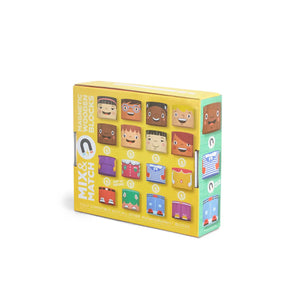 My Family Builders - Mix & Match Wooden Blocks (16pc)