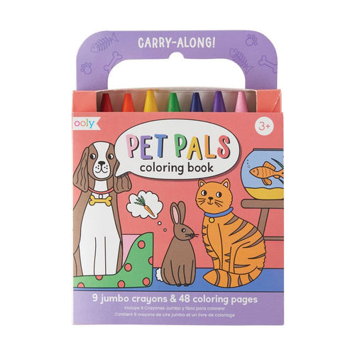 Pet Pals Carry Along Crayon & Coloring Book Kit