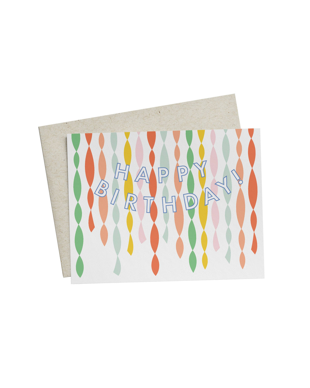Birthday Streamers Card