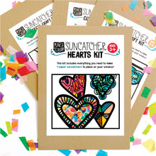 Load image into Gallery viewer, Hearts Suncatcher Kit