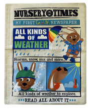 Load image into Gallery viewer, Nursery Times Crinkly Newspaper - All Kinds of Weather *NEW*