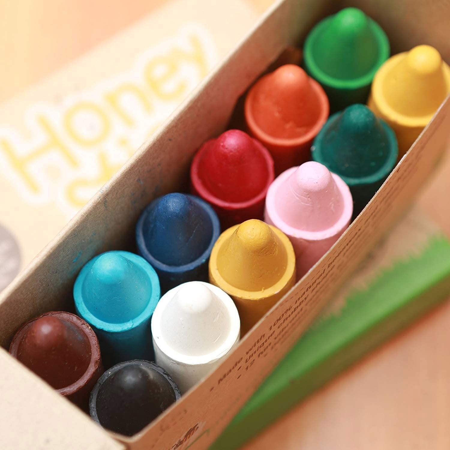 Honeysticks Beeswax Crayons 12 Pack - Originals, Hello Charlie