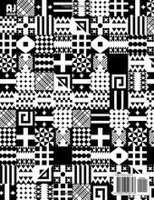 Load image into Gallery viewer, Graph Paper Notebook: Black and White Geometric Pattern