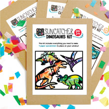 Load image into Gallery viewer, Dinosaurs Suncatcher Kit