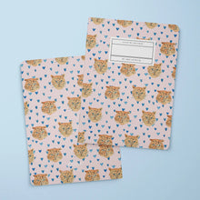 Load image into Gallery viewer, Tiger King Notebook - Mint Tiger