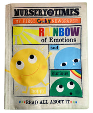 Load image into Gallery viewer, Nursery Times Crinkly Newspaper - Rainbow of Emotions