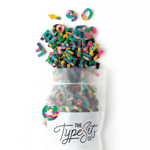 1-inch Magnetic Letters: Confetti Prep Confetti 200pcs: Confetti Prep