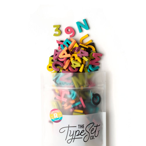 1-inch Magnetic Letters: Rainbow Pop Rainbow 200pcs 1-inch Magnetic Letters: Rainbow Pop 200 pc : Rainbow Pop