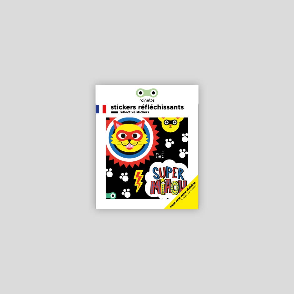 Reflective Stickers | Super Meow