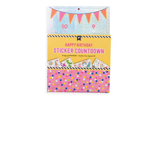 Happy Birthday Sticker Countdown