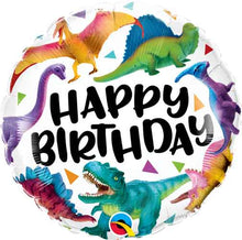 Load image into Gallery viewer, Happy Birthday Shapes Mylar Balloons