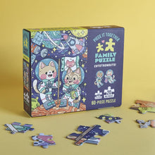 Load image into Gallery viewer, Piece It Together Family Puzzle: Catstronauts!