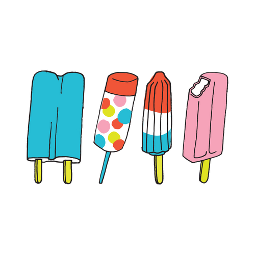Popsicles Tattoo Pair