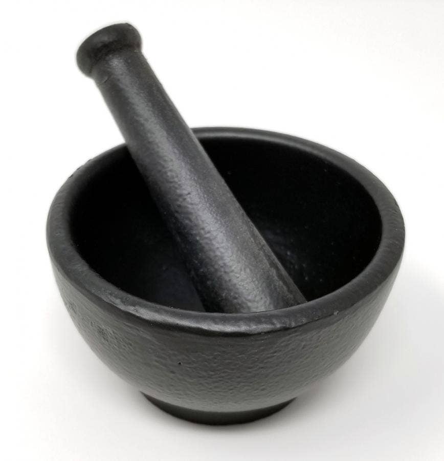 Cast Iron Cauldron and Pestle for Potions