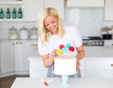 Load image into Gallery viewer, SALE - CAKE BY COURTNEY POM-POM CAKE TOPPERS