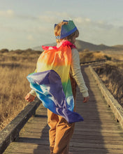 Load image into Gallery viewer, Rainbow Silk Cape