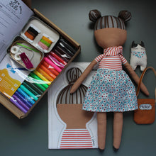 Load image into Gallery viewer, Cut &amp; Sew DIY Doll Kit