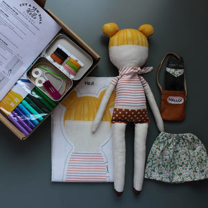 Cut & Sew DIY Doll Kit