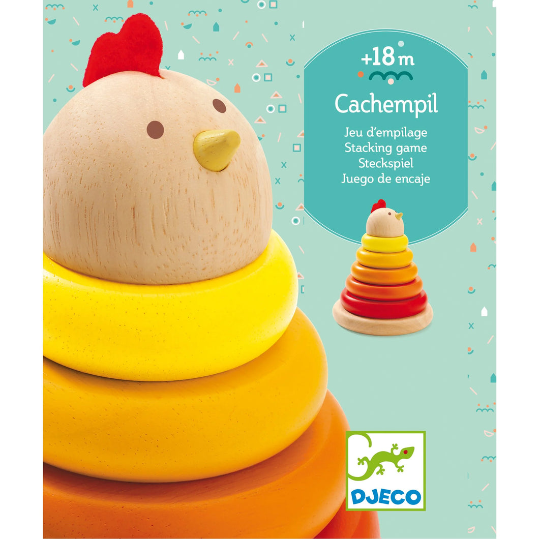 DEMO SALE - Cachempil Hen Wooden Stack Rings