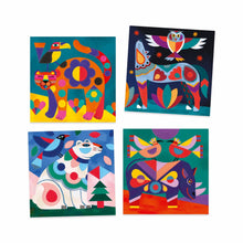 Load image into Gallery viewer, Fanciful Bestiary Surprise Watercolor Painting Cards Activity Set