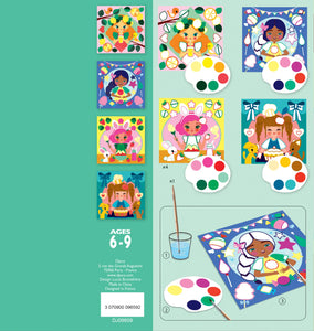 Snack Time Surprise Watercolor Painting Cards Activity Set