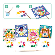 Load image into Gallery viewer, Snack Time Surprise Watercolor Painting Cards Activity Set