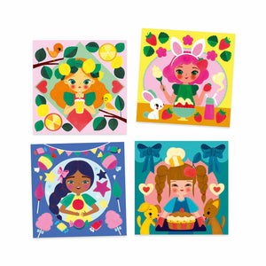 Snack Time Surprise Watercolor Painting Cards Activity Set