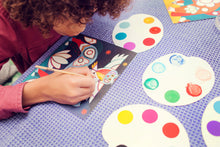 Load image into Gallery viewer, Fanciful Bestiary Surprise Watercolor Painting Cards Activity Set