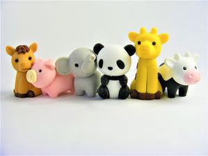 IWAKO Zoo Animal Erasers
