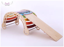 Load image into Gallery viewer, Demo Sale - Large Rainbow Waldorf Rocker and Ramp
