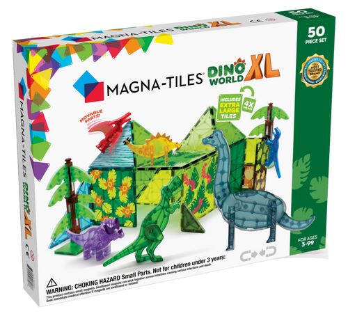 Magna-Tiles Dino World XL (50pc)