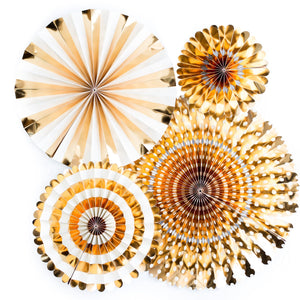 PAPER PARTY FAN SET