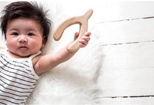 Load image into Gallery viewer, Wishbone Wood Toy Teether