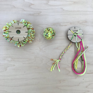 2-in-1 Pom Pom Trim Guide & Kumihimo Cord Maker