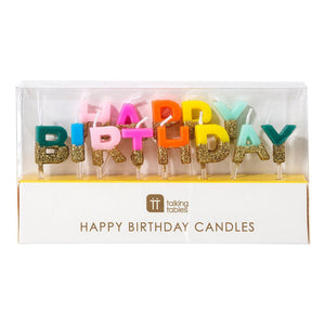Birthday Brights Rainbow Happy Birthday Candles