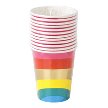 Load image into Gallery viewer, Birthday Brights Rainbow Paper Cups