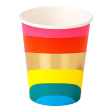 Load image into Gallery viewer, Birthday Brights Rainbow Paper Cups