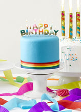 Load image into Gallery viewer, Birthday Brights Rainbow Happy Birthday Candles
