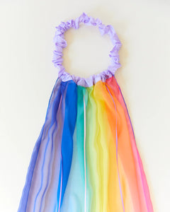 Rainbow Silk Veil