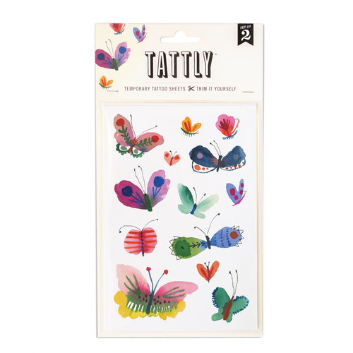 Butterfly Frenzy Tattoo Sheets