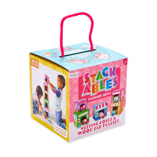 Load image into Gallery viewer, Stackables Nested Cardboard Toys &amp; Cars Set : Rainbow Town